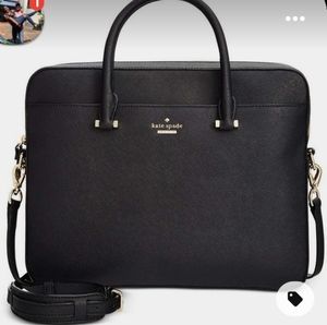 Kate Spade New York Saffiano laptop bag 13"lthr.